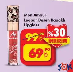 MON AMOUR LEOPAR DESEN KAPAKLI LİPGLOSS